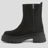 Women Mumka Shoes | Black Chelsea Boots