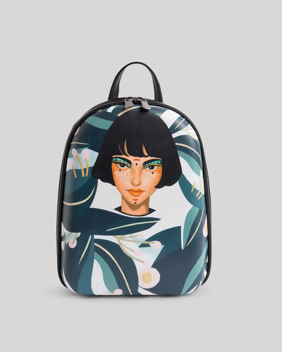 Women Mumka Shoes | The Girl With Bangs Backpack