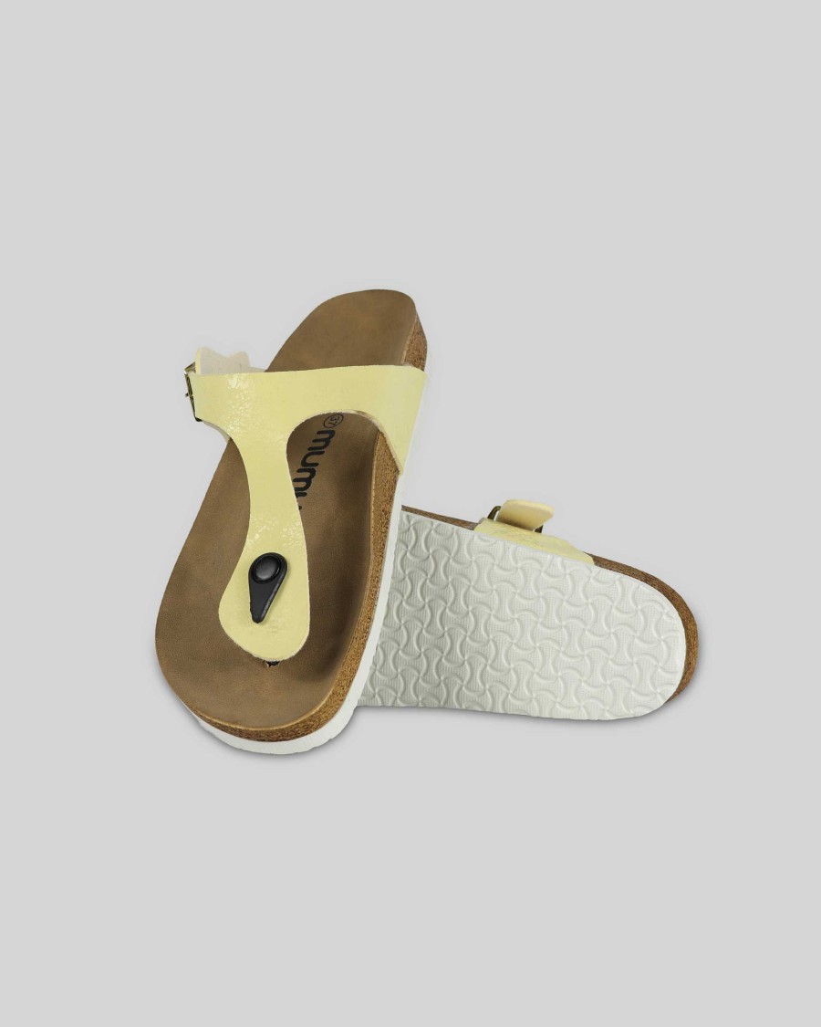 Women Mumka Shoes | Special Yellow Sandals