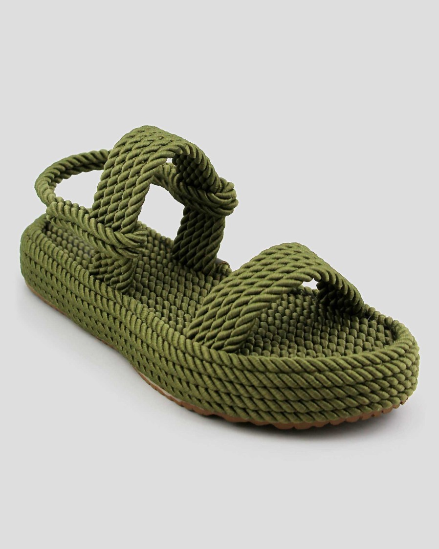 Women Mumka Shoes | Nomadic Strap Sandals Khaki