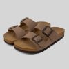 Women Mumka Shoes | Brown Strap Sandals