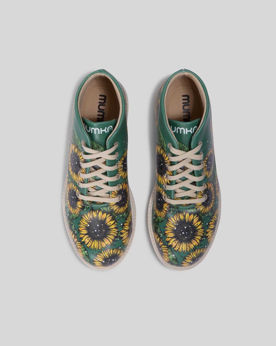 Women Mumka Shoes | Sunflowers Ankle Boots