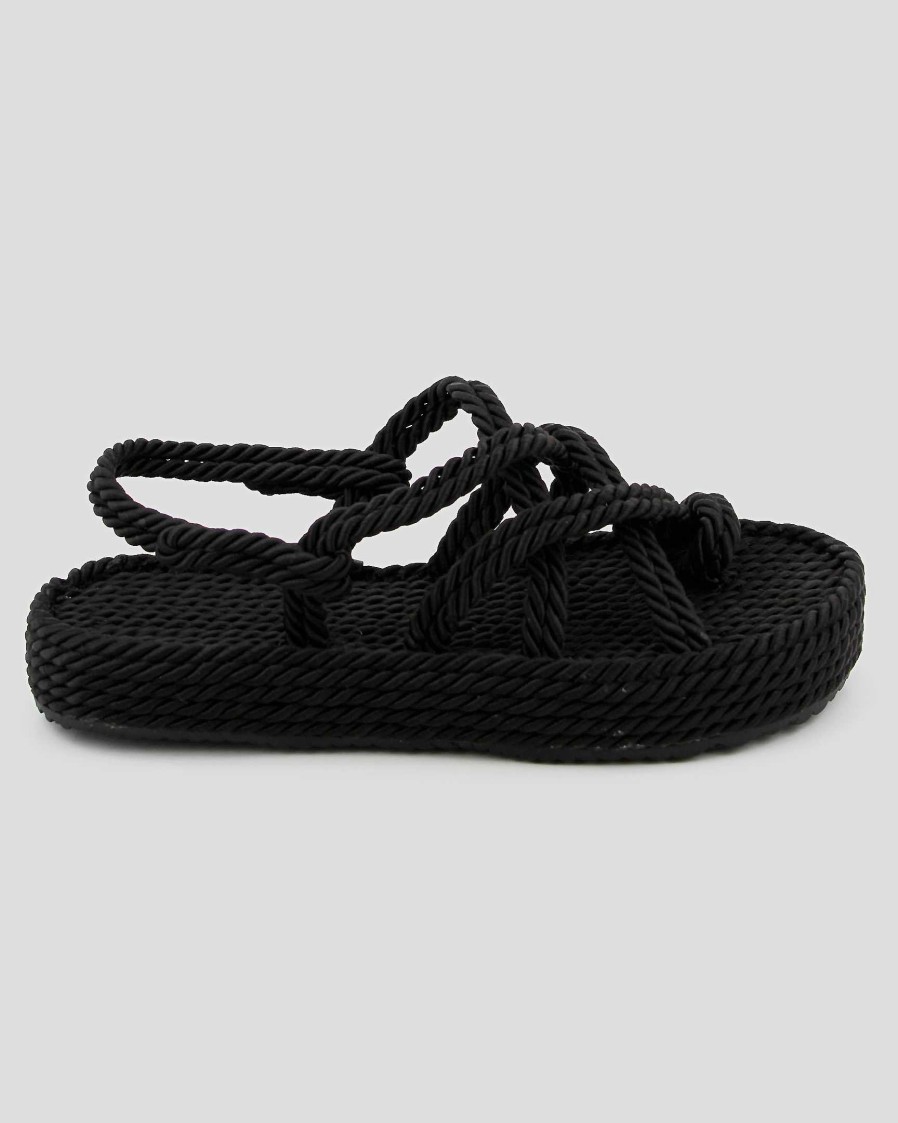 Women Mumka Shoes | Nomadic Sandals Toe Black