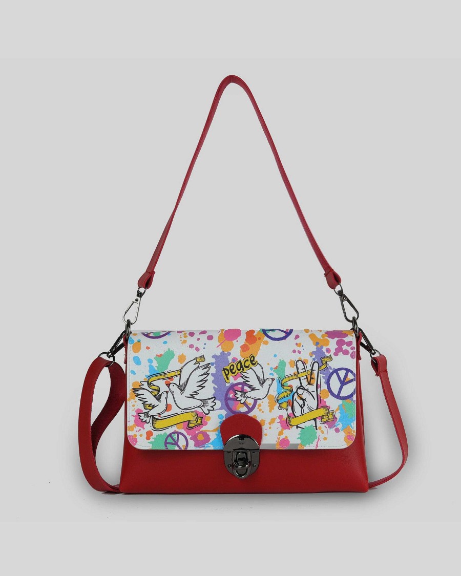 Women Mumka Shoes | Peace Crossbody Bag