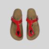 Women Mumka Shoes | Red Special Sandals