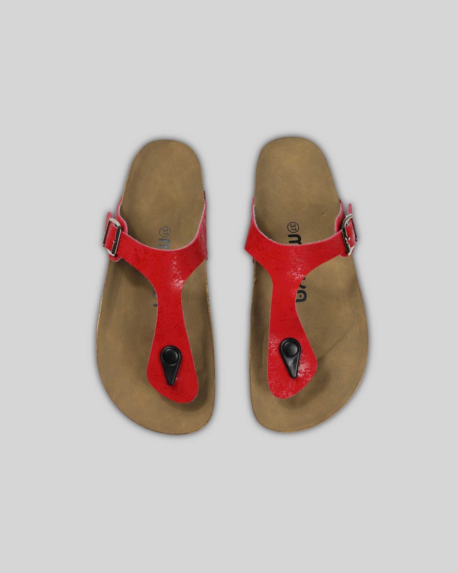 Women Mumka Shoes | Red Special Sandals