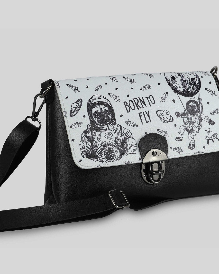 Women Mumka Shoes | Astronaut Puppy Shoulder Bag