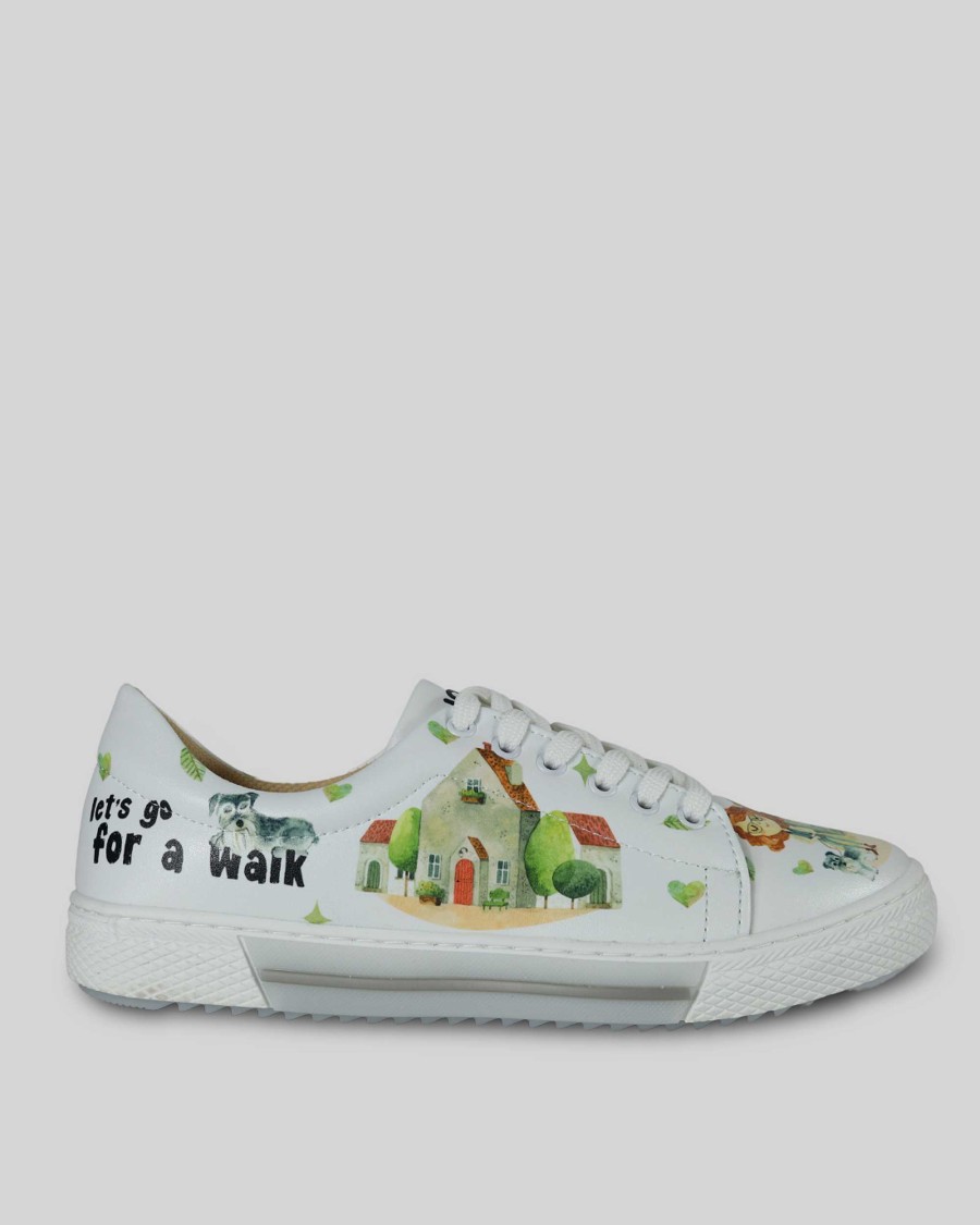 Women Mumka Shoes | Let'S Go For A Walk Sneakers