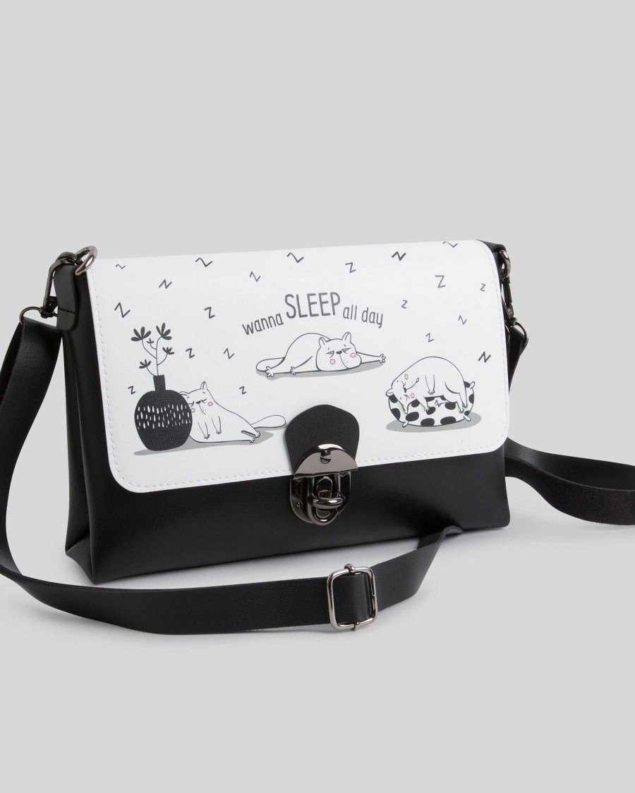 Women Mumka Shoes | Shoulder Bag The Sleeping Cat