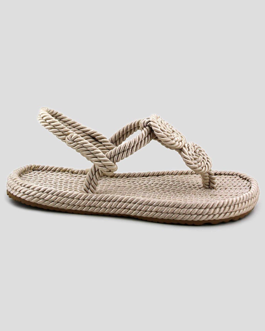 Women Mumka Shoes | White Circles Nomadic Sandals