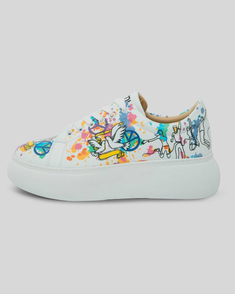 Women Mumka Shoes | Peace Sneakers