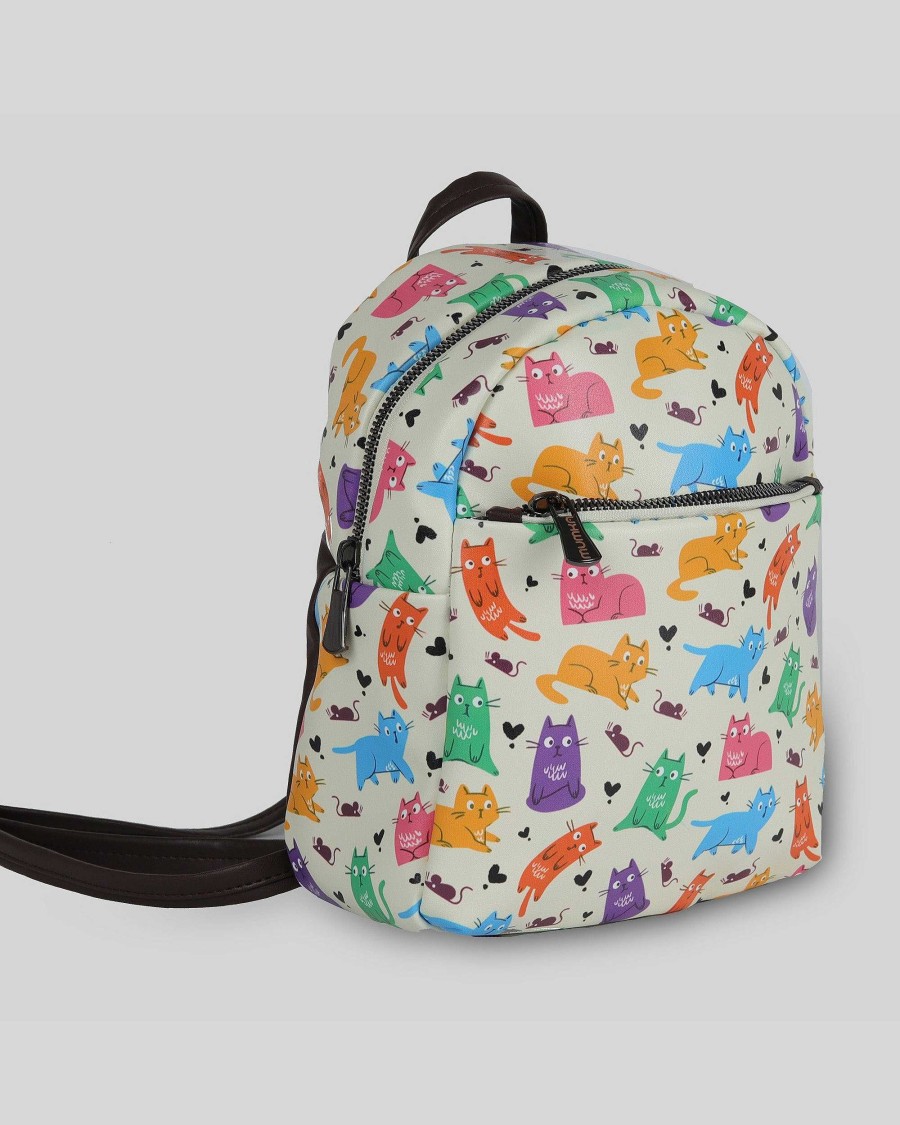 Women Mumka Shoes | Mini Backpack Cats Colors