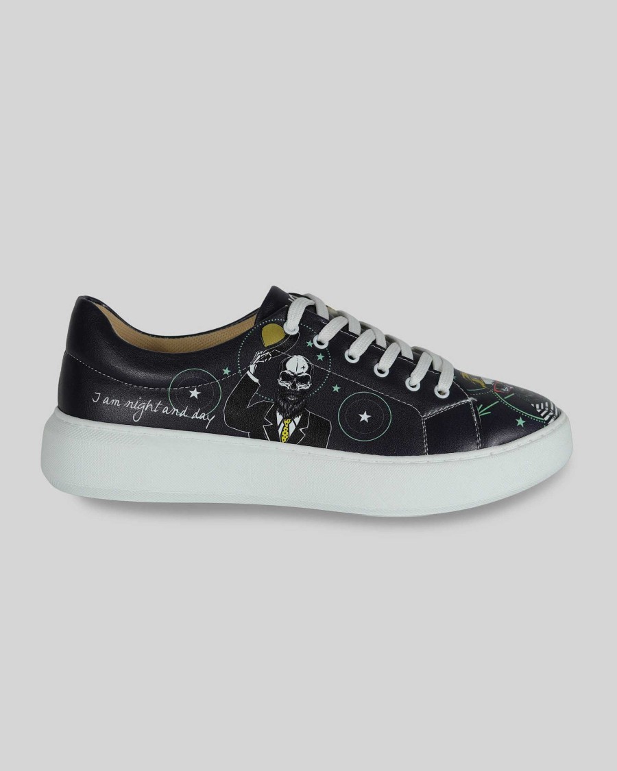 Man Mumka Shoes | Men'S Skull Sneakers