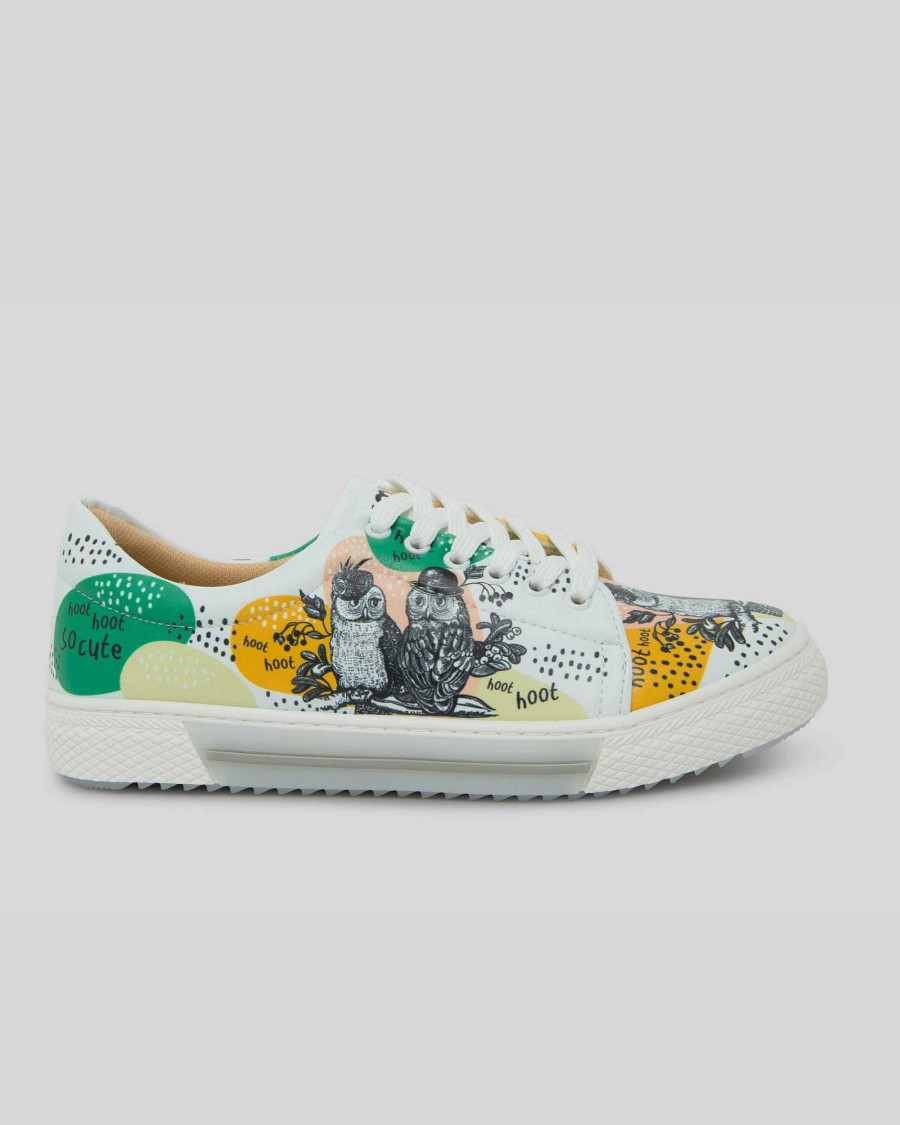 Women Mumka Shoes | Owls Of Love Sneakers