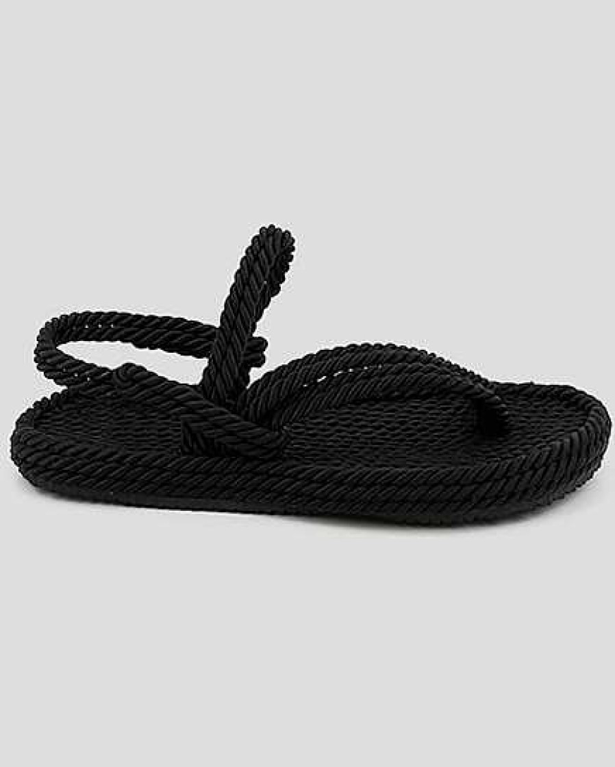 Women Mumka Shoes | Black Crossed Nomadic Sandals