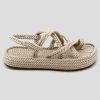 Women Mumka Shoes | White Toe Nomadic Sandals