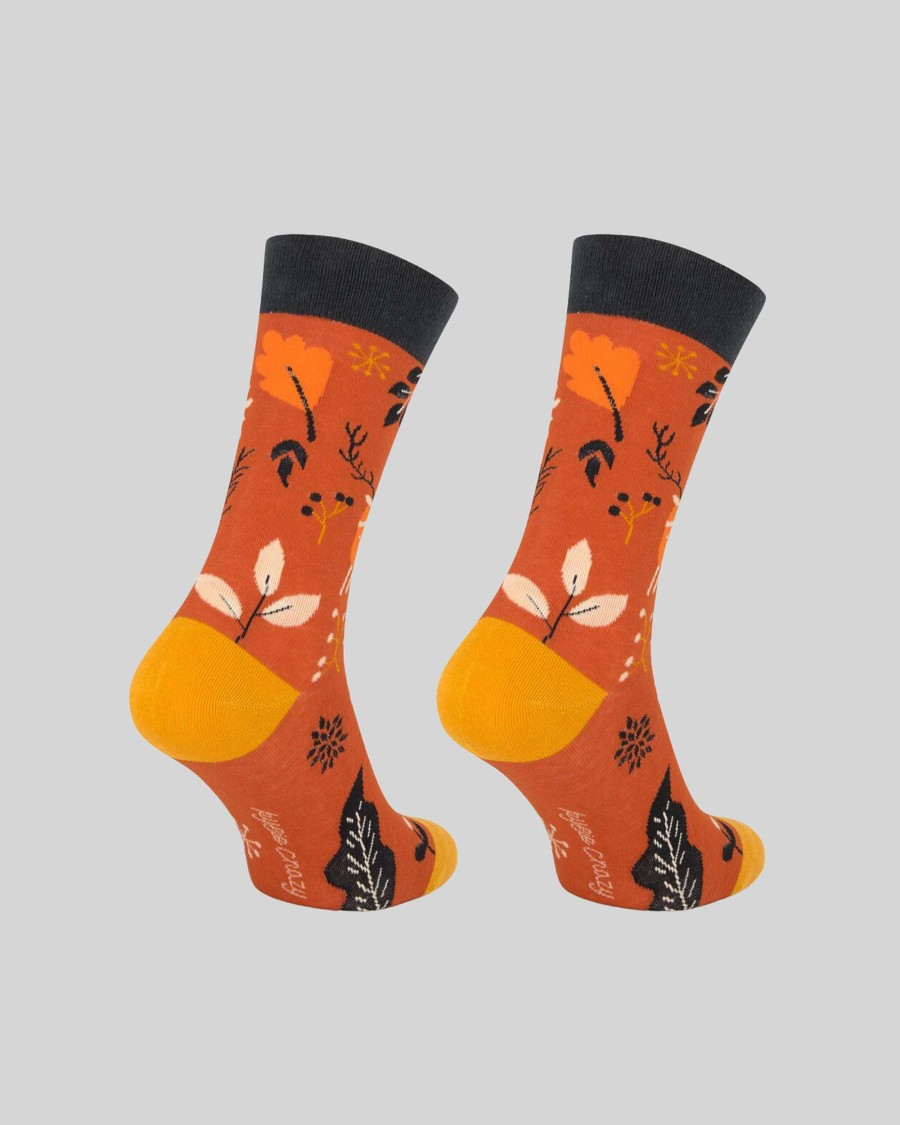 Socks Mumka Shoes | Brown Deer Socks Size 36-41