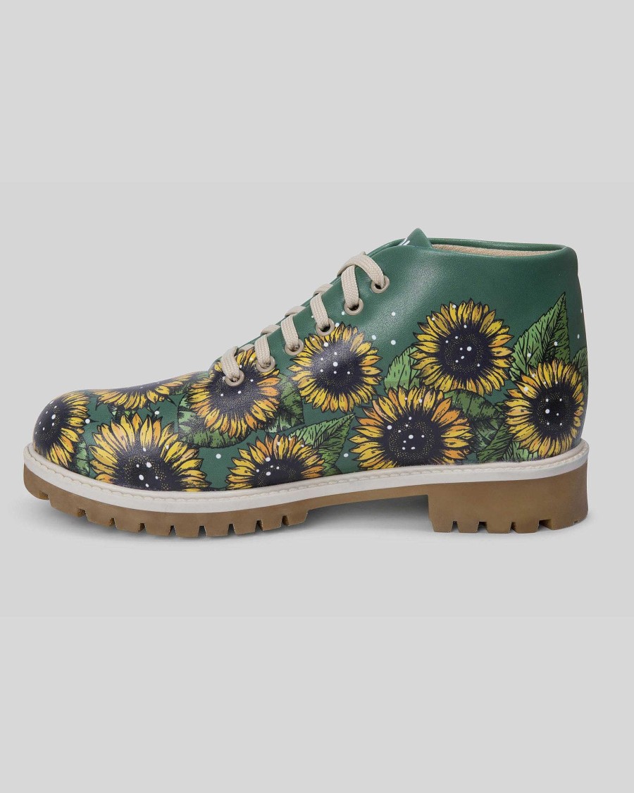 Women Mumka Shoes | Sunflowers Ankle Boots