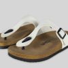 Women Mumka Shoes | White Sandals