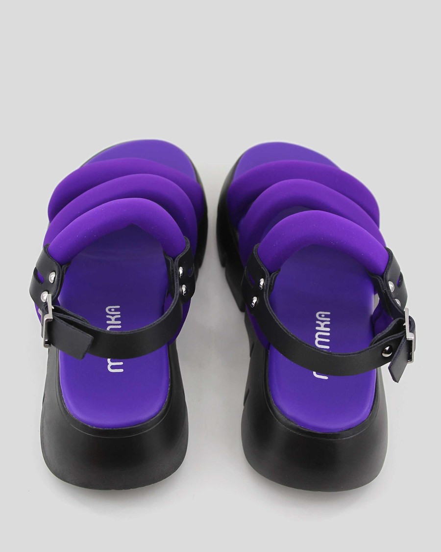 Women Mumka Shoes | Gross Purple Sandals