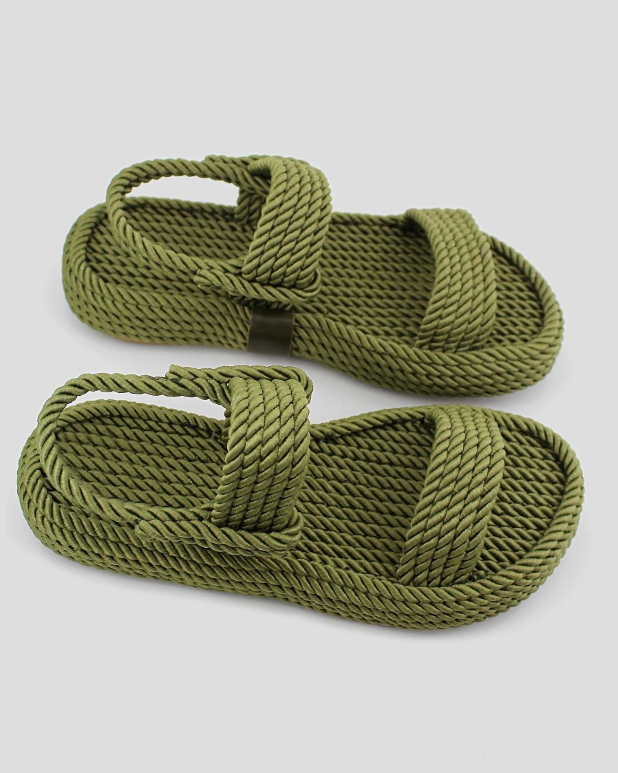 Women Mumka Shoes | Nomadic Strap Sandals Khaki