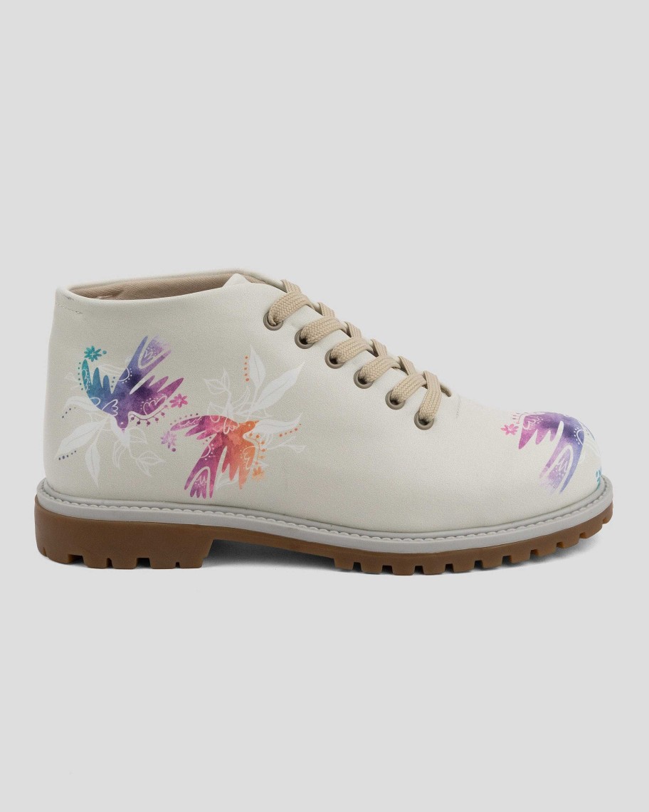 Women Mumka Shoes | Peace Birds Ankle Boots