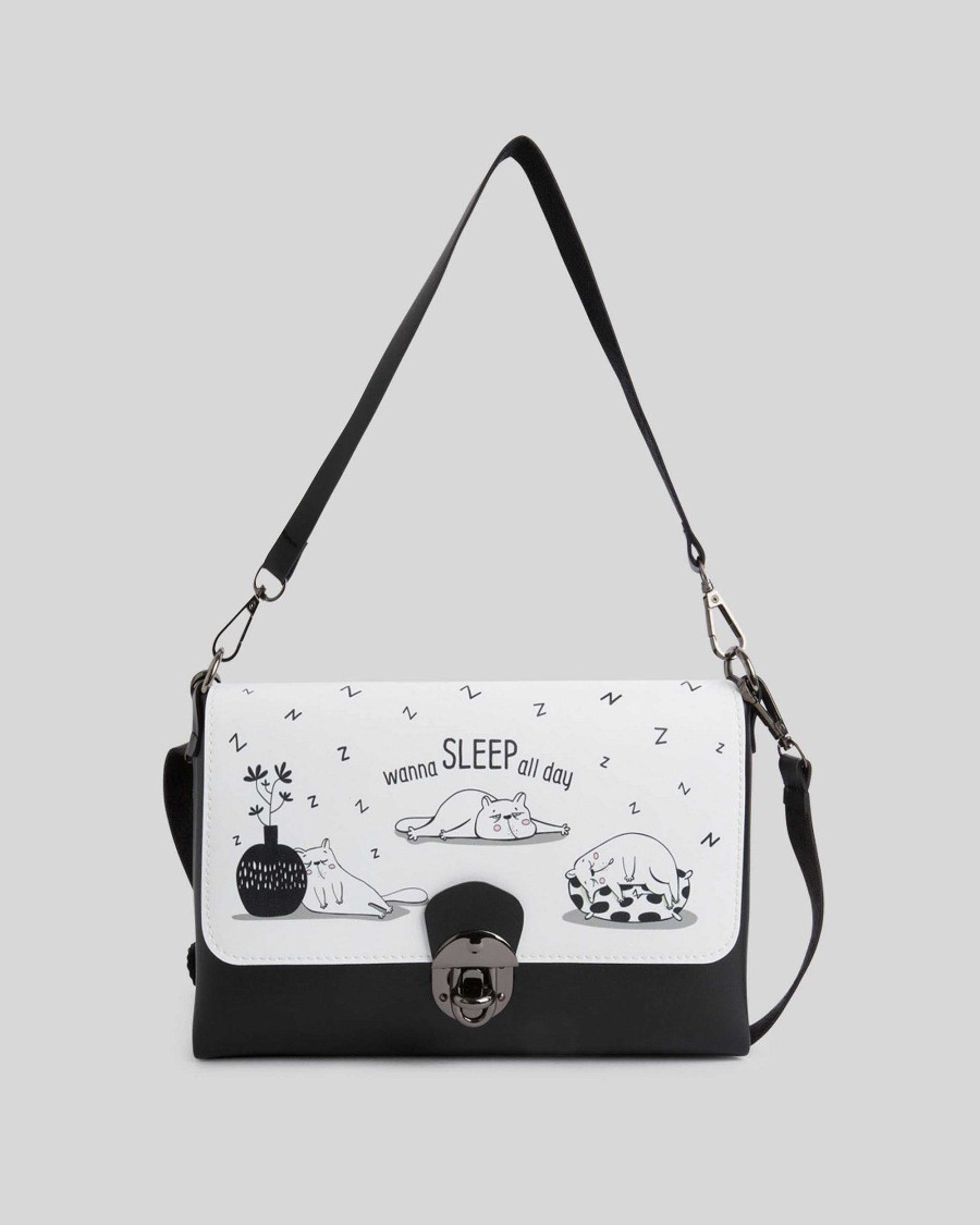 Women Mumka Shoes | Shoulder Bag The Sleeping Cat