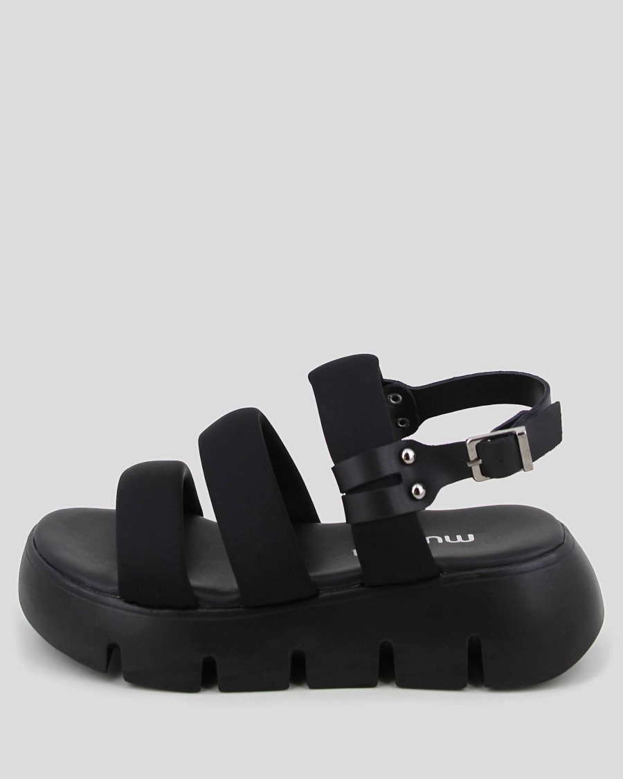 Women Mumka Shoes | Gross Sandals Black