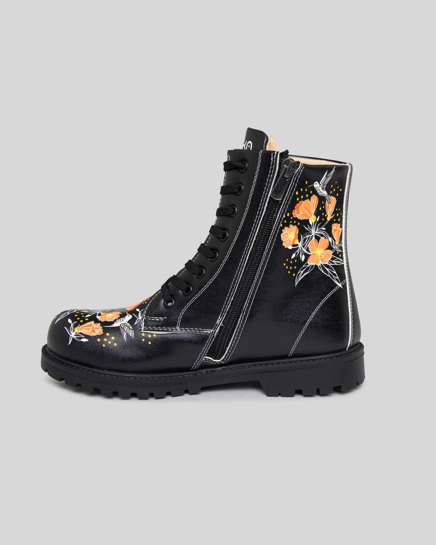 Women Mumka Shoes | Winter Flowers Boots