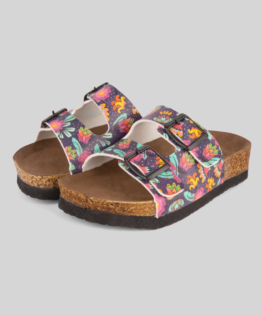 Children Mumka Shoes | Sandals Many Colorful Flowers