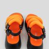 Women Mumka Shoes | Gross Orange Sandals