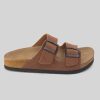 Women Mumka Shoes | Brown Coffee Strap Sandals