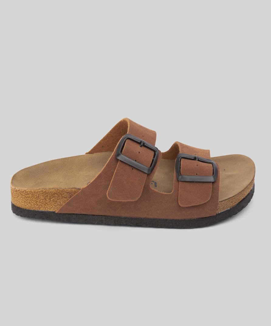 Women Mumka Shoes | Brown Coffee Strap Sandals