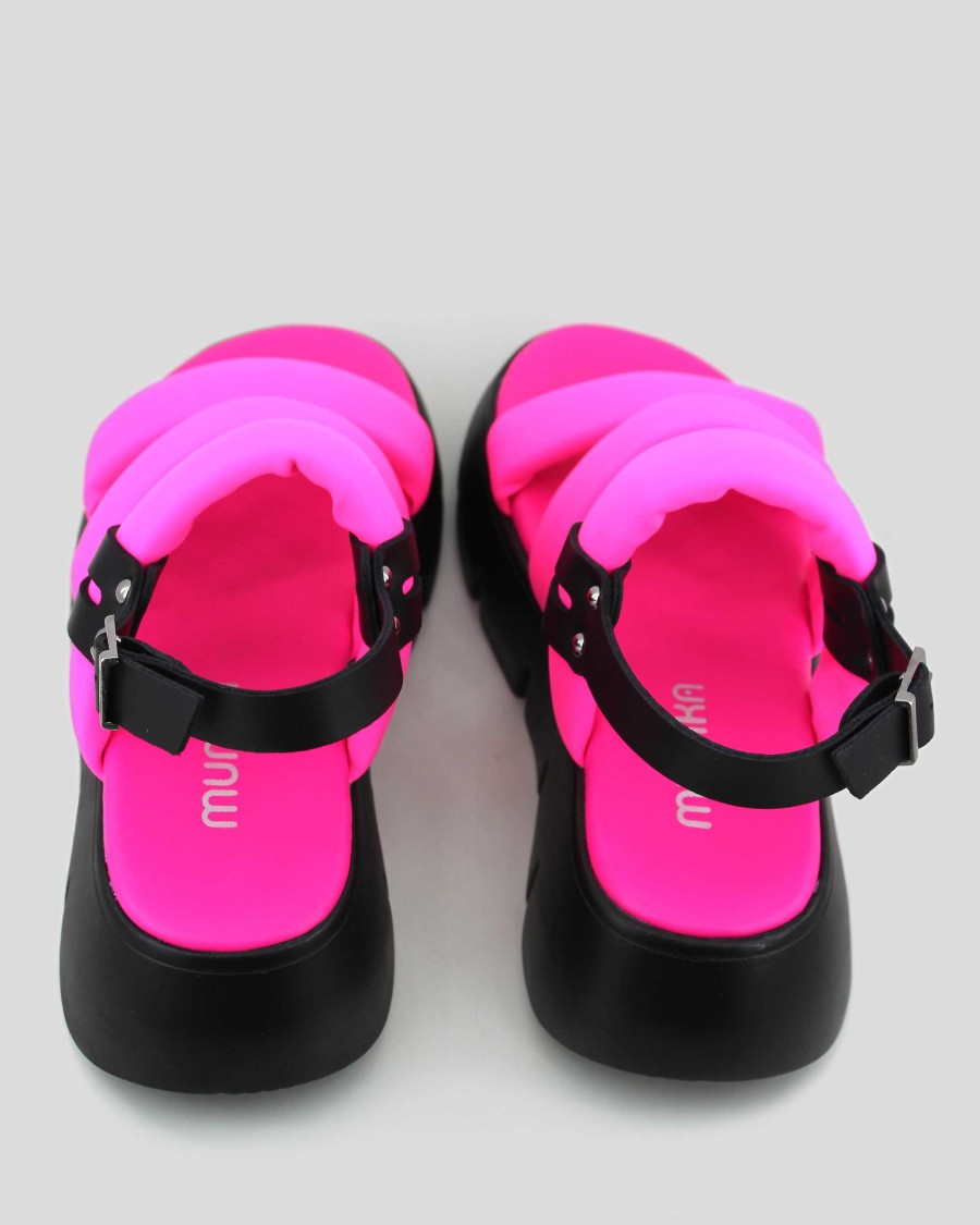 Women Mumka Shoes | Gross Fuchsia Sandals