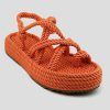 Women Mumka Shoes | Nomadic Sandals Toe Orange