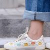 Women Mumka Shoes | Meow! Beige Sneakers