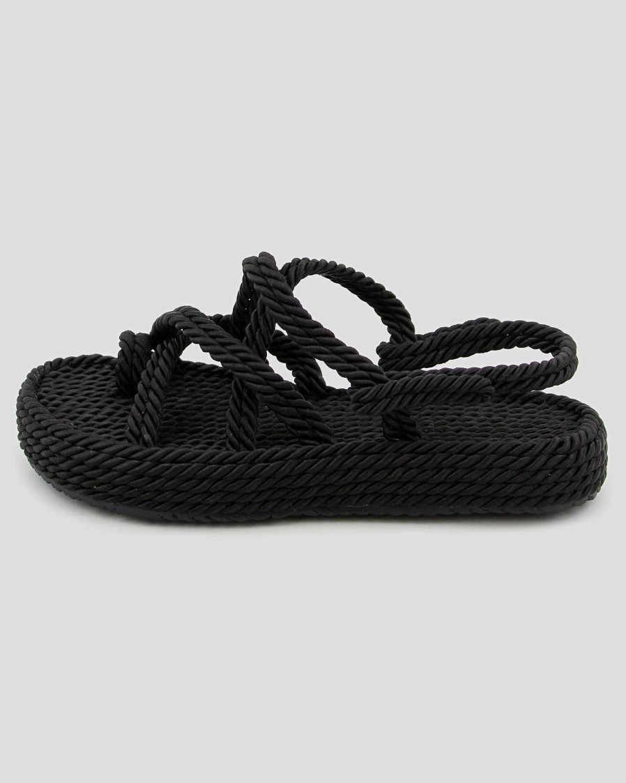 Women Mumka Shoes | Nomadic Sandals Toe Black