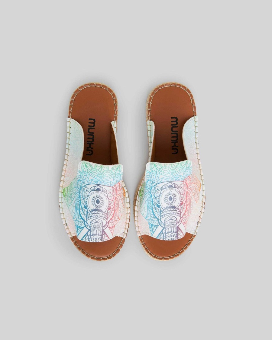 Women Mumka Shoes | Mandala Elephant Sandals