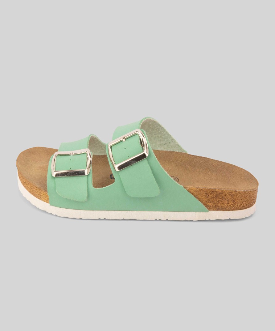 Women Mumka Shoes | Turquoise Strap Sandals