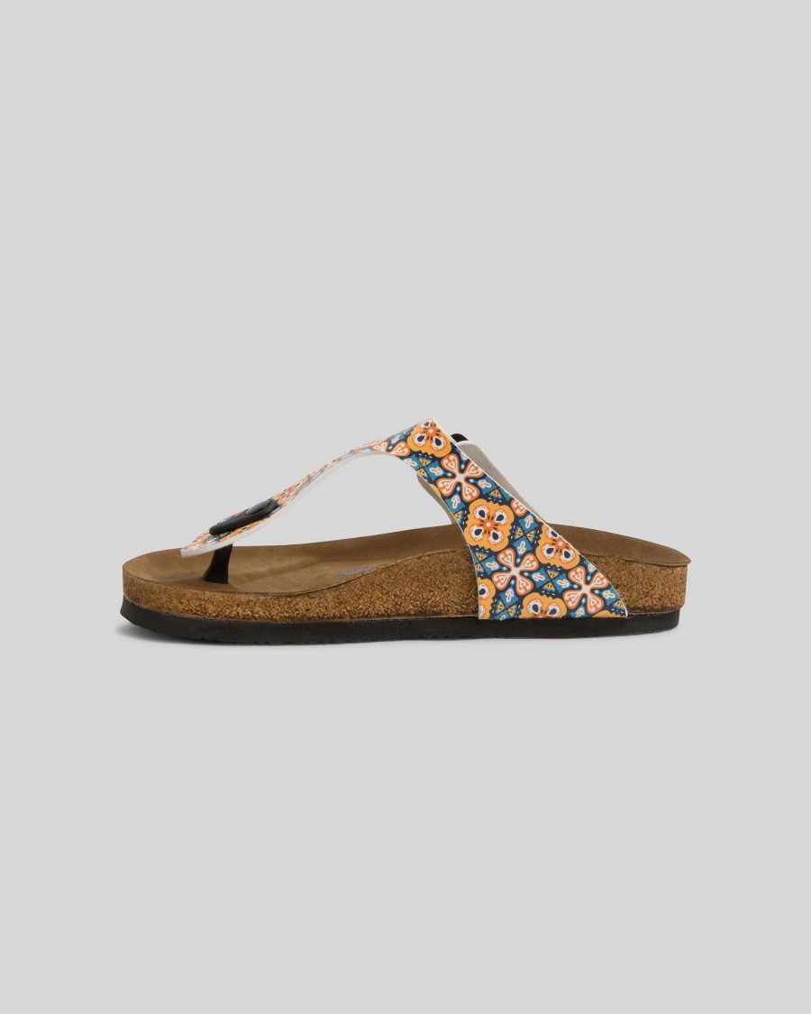 Women Mumka Shoes | Portuguese Tiles Sandals